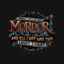 Mordor Vacation-Womens-Basic-Tee-glitchygorilla