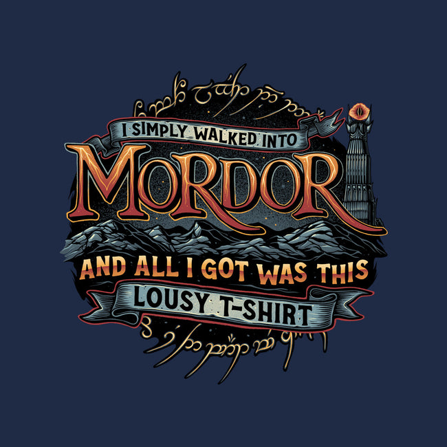 Mordor Vacation-Womens-Basic-Tee-glitchygorilla