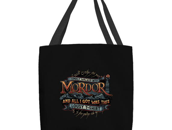 Mordor Vacation