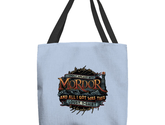 Mordor Vacation