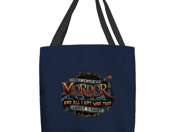 Mordor Vacation