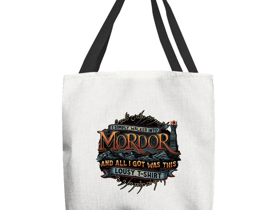 Mordor Vacation