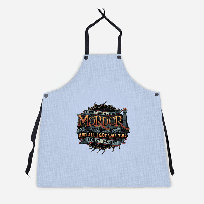 Mordor Vacation-Unisex-Kitchen-Apron-glitchygorilla