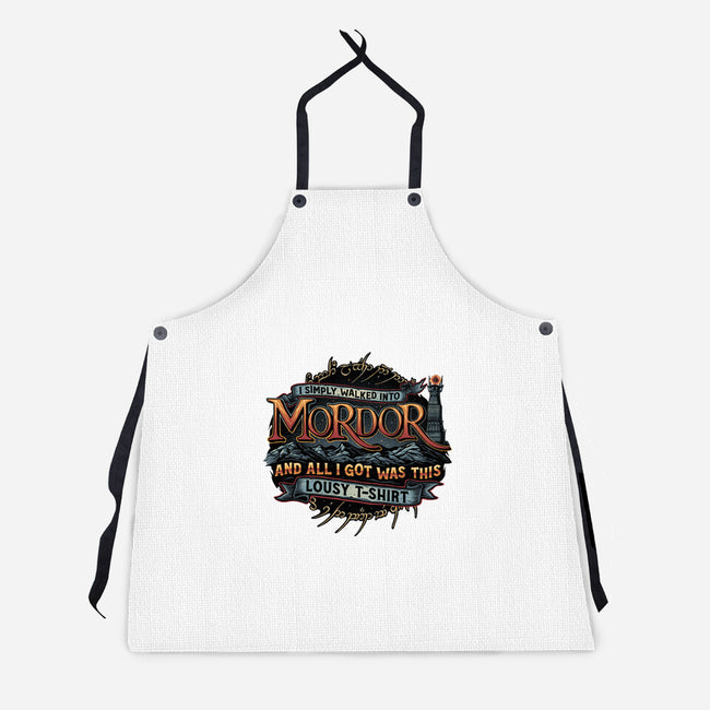 Mordor Vacation-Unisex-Kitchen-Apron-glitchygorilla