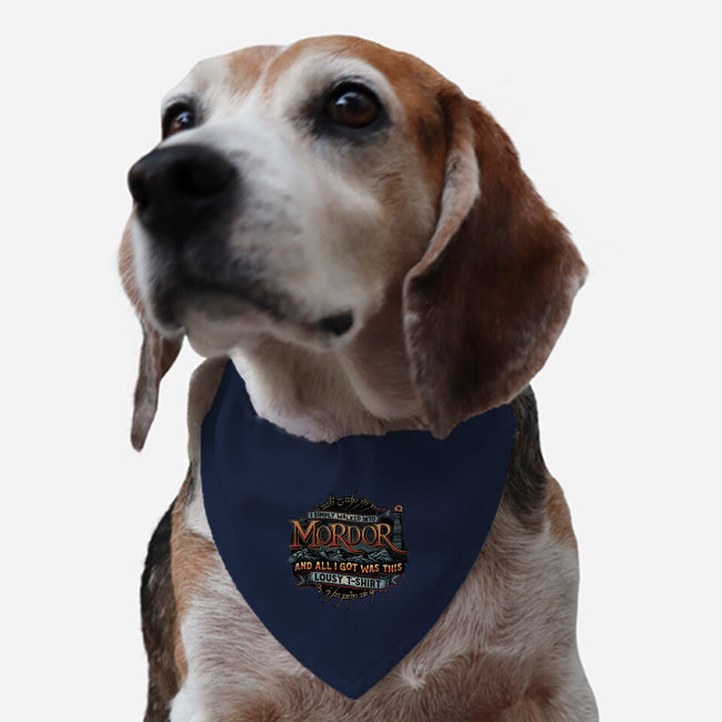 Mordor Vacation-Dog-Adjustable-Pet Collar-glitchygorilla