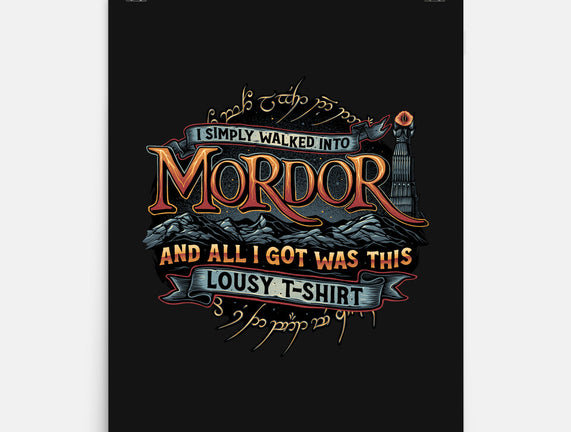 Mordor Vacation