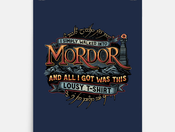 Mordor Vacation