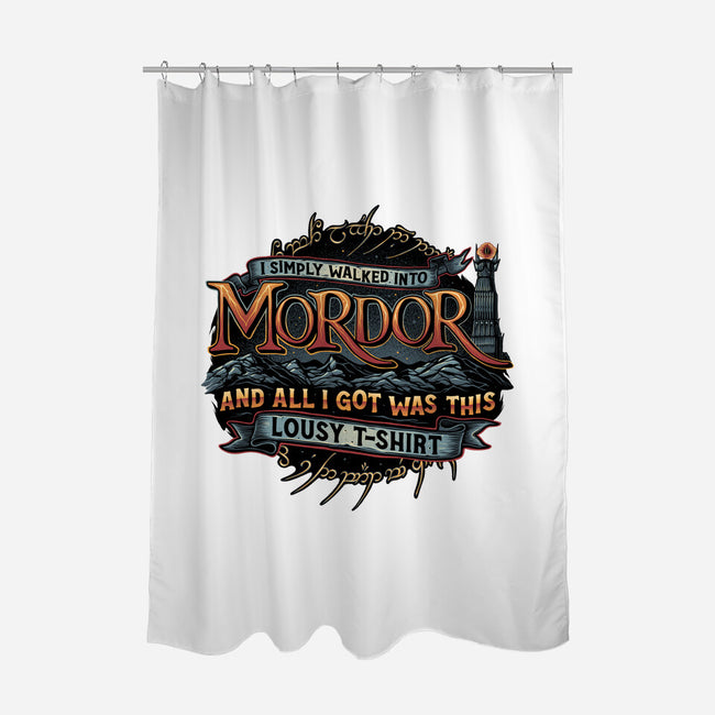 Mordor Vacation-None-Polyester-Shower Curtain-glitchygorilla