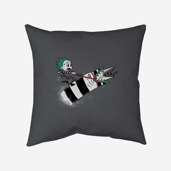 Sandworm Rider-None-Removable Cover-Throw Pillow-naomori