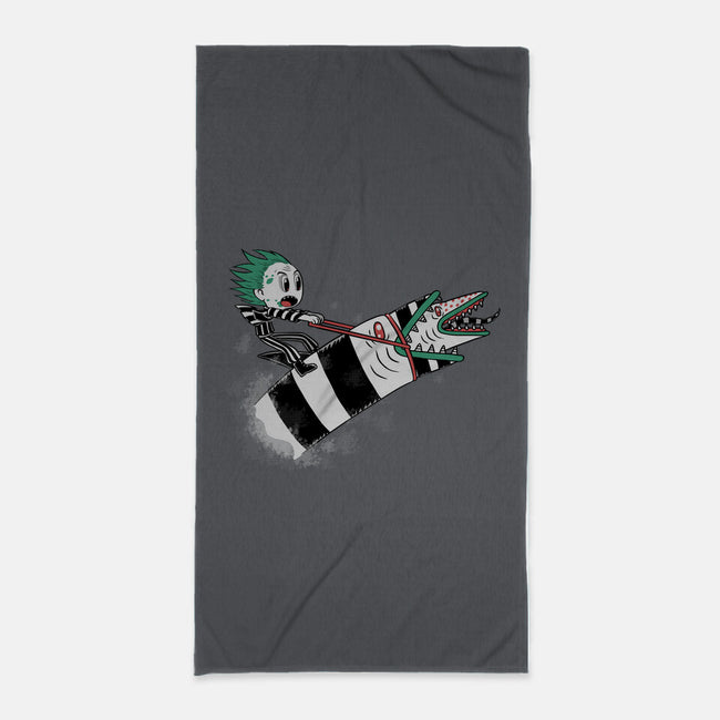 Sandworm Rider-None-Beach-Towel-naomori