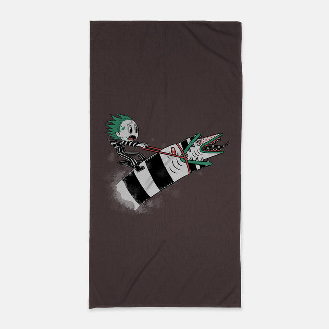 Sandworm Rider-None-Beach-Towel-naomori