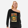 The Silly-Womens-Off Shoulder-Sweatshirt-turborat14