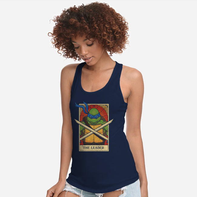 The Leader Tarot-Womens-Racerback-Tank-turborat14