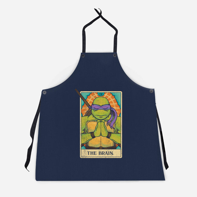 The Brain Tarot-Unisex-Kitchen-Apron-turborat14