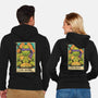 The Brain Tarot-Unisex-Zip-Up-Sweatshirt-turborat14