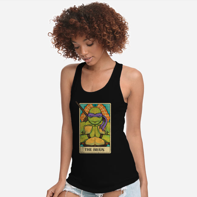 The Brain Tarot-Womens-Racerback-Tank-turborat14