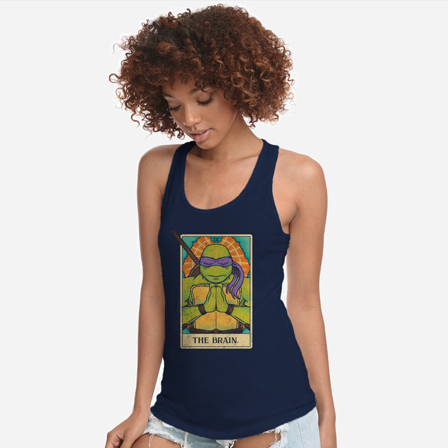 The Brain Tarot-Womens-Racerback-Tank-turborat14