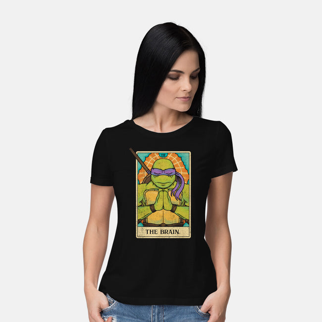 The Brain Tarot-Womens-Basic-Tee-turborat14