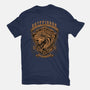 Orange Lion Emblem-Womens-Basic-Tee-Astrobot Invention