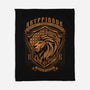 Orange Lion Emblem-None-Fleece-Blanket-Astrobot Invention