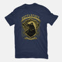 Yellow Badger Emblem-Mens-Heavyweight-Tee-Astrobot Invention