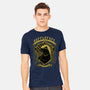 Yellow Badger Emblem-Mens-Heavyweight-Tee-Astrobot Invention