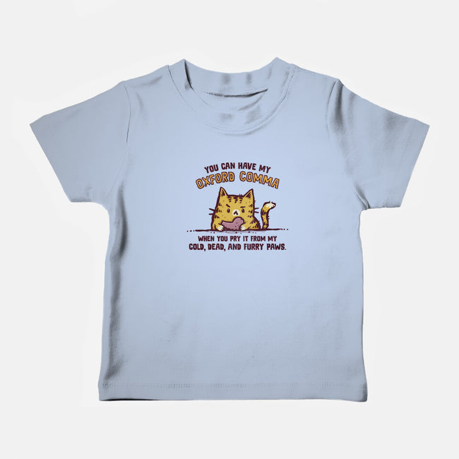 I Will Keep My Oxford Comma-Baby-Basic-Tee-kg07