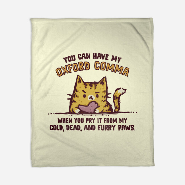 I Will Keep My Oxford Comma-None-Fleece-Blanket-kg07