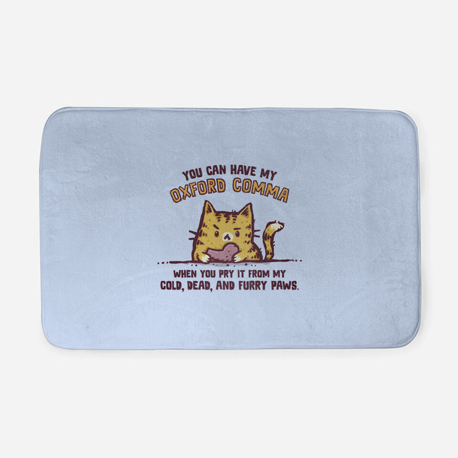 I Will Keep My Oxford Comma-None-Memory Foam-Bath Mat-kg07