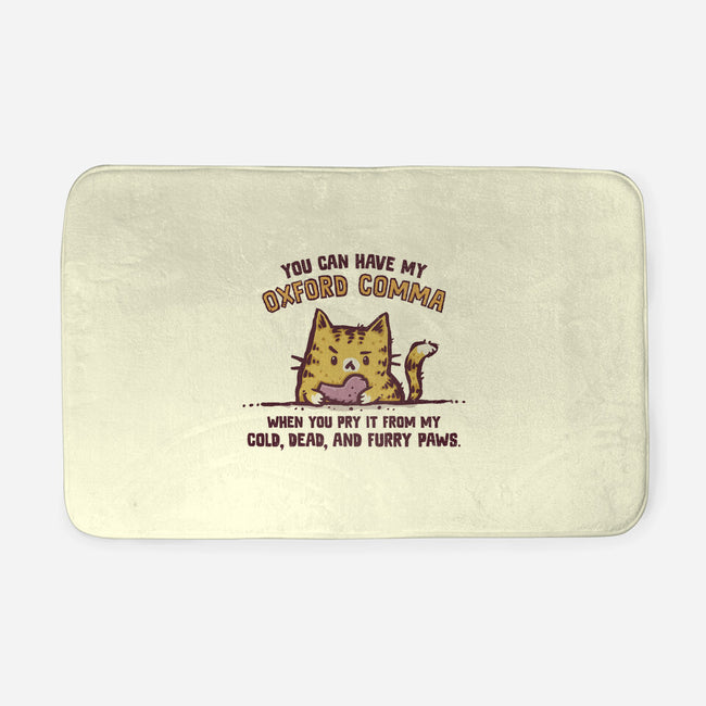 I Will Keep My Oxford Comma-None-Memory Foam-Bath Mat-kg07