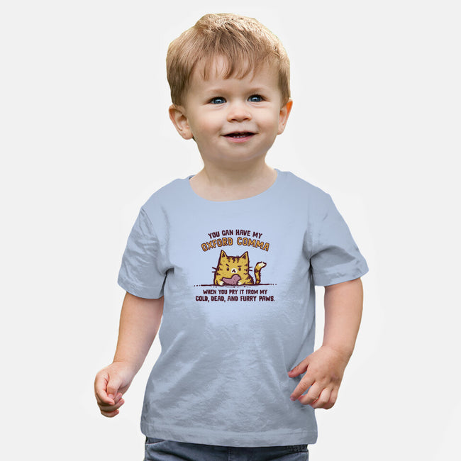 I Will Keep My Oxford Comma-Baby-Basic-Tee-kg07