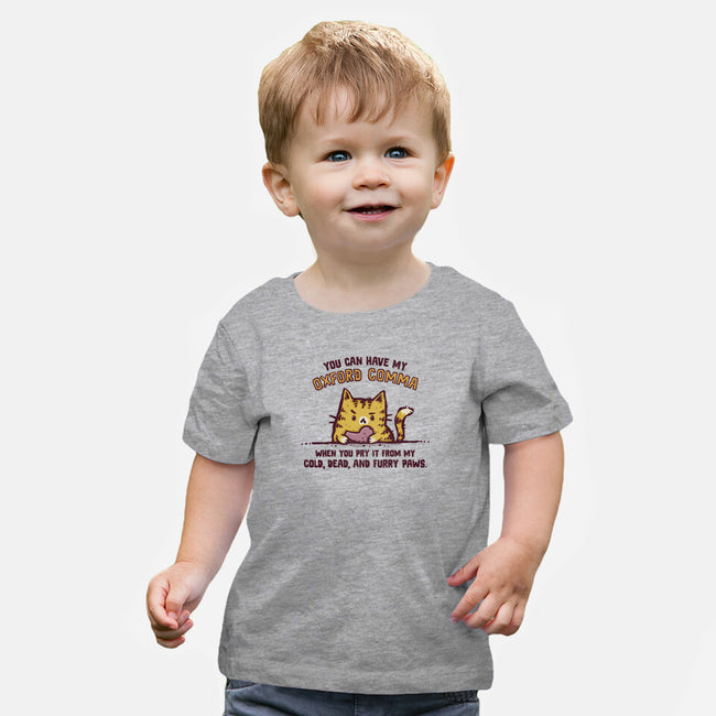 I Will Keep My Oxford Comma-Baby-Basic-Tee-kg07