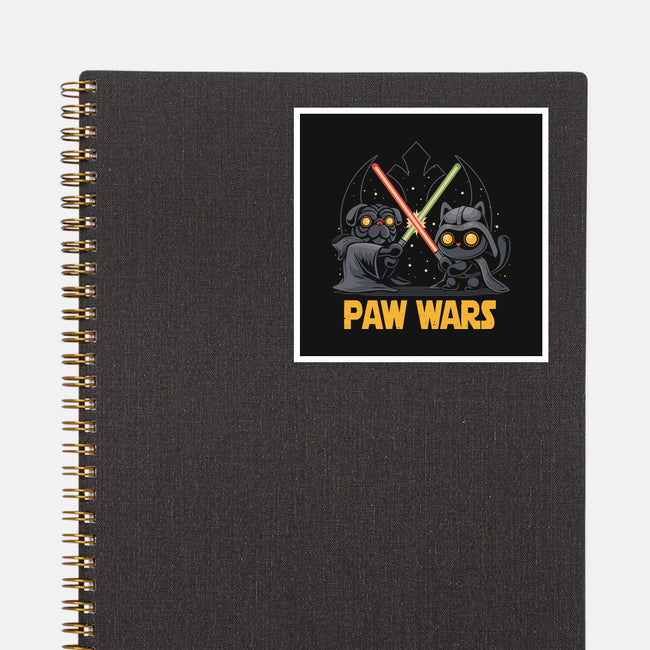 Paw Wars-None-Glossy-Sticker-erion_designs