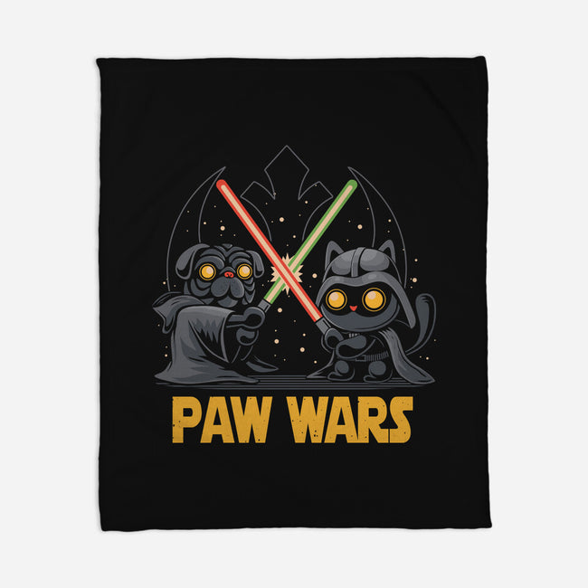 Paw Wars-None-Fleece-Blanket-erion_designs