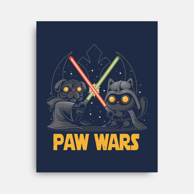 Paw Wars-None-Stretched-Canvas-erion_designs