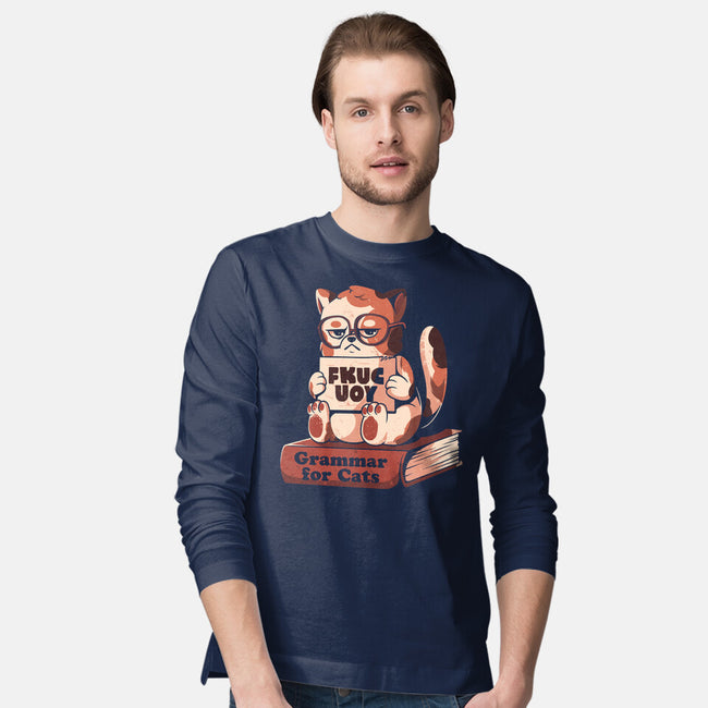 Grammar For Cats-Mens-Long Sleeved-Tee-eduely