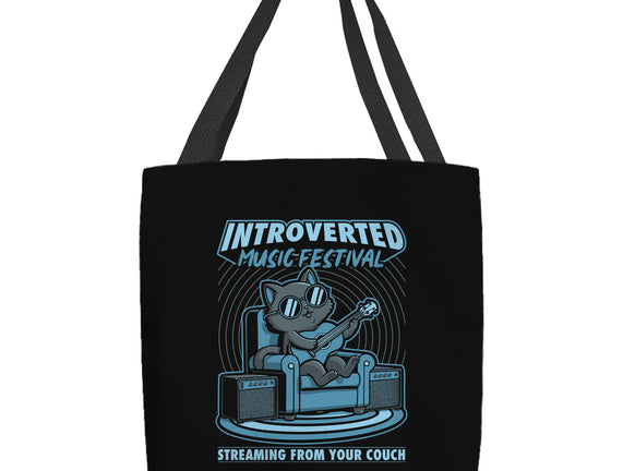 Introverted Music Cat