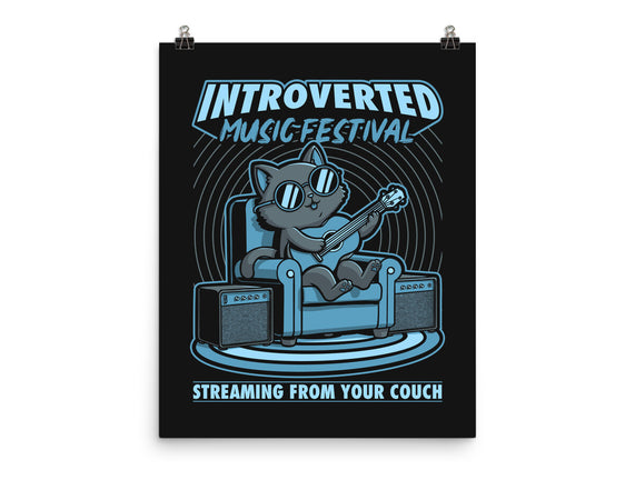 Introverted Music Cat