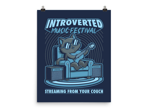 Introverted Music Cat