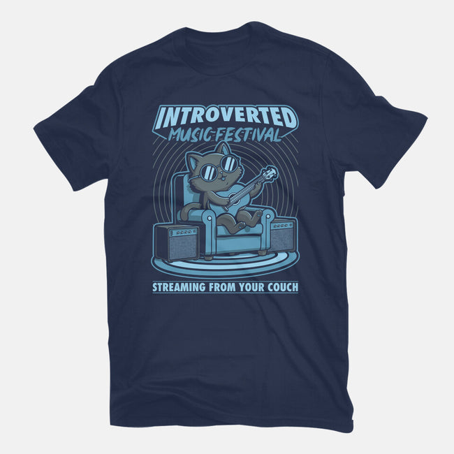 Introverted Music Cat-Youth-Basic-Tee-Studio Mootant