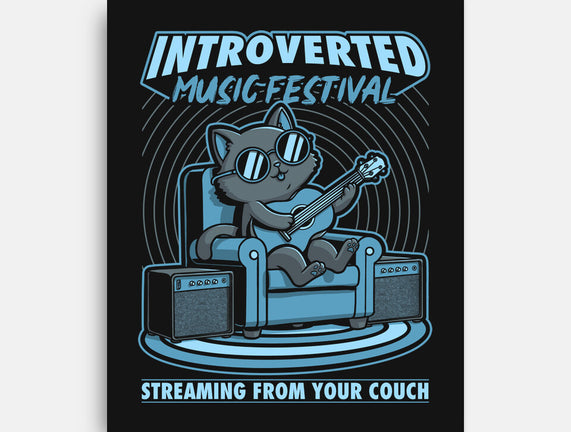 Introverted Music Cat