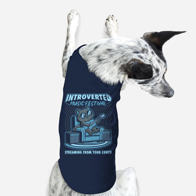 Introverted Music Cat-Dog-Basic-Pet Tank-Studio Mootant