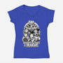 Dungeons And Rage Meme-Womens-V-Neck-Tee-Studio Mootant