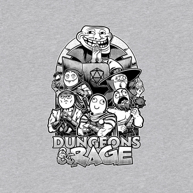 Dungeons And Rage Meme-Womens-Basic-Tee-Studio Mootant
