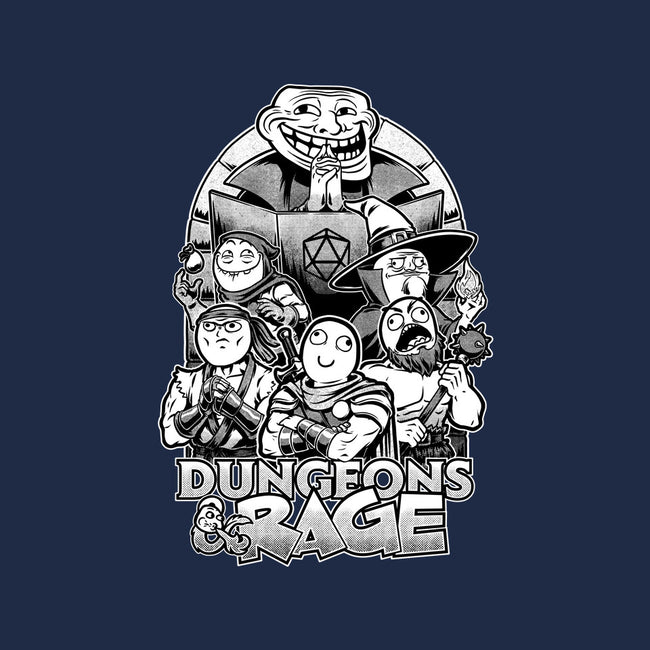 Dungeons And Rage Meme-Womens-Basic-Tee-Studio Mootant