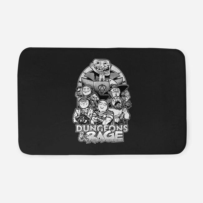 Dungeons And Rage Meme-None-Memory Foam-Bath Mat-Studio Mootant