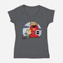 Dogmuts-Womens-V-Neck-Tee-Olipop