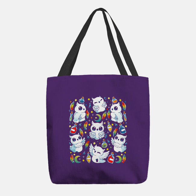 Owls Magic Potions-None-Basic Tote-Bag-Vallina84