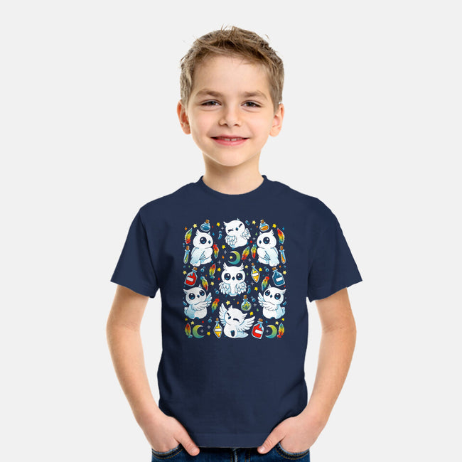 Owls Magic Potions-Youth-Basic-Tee-Vallina84