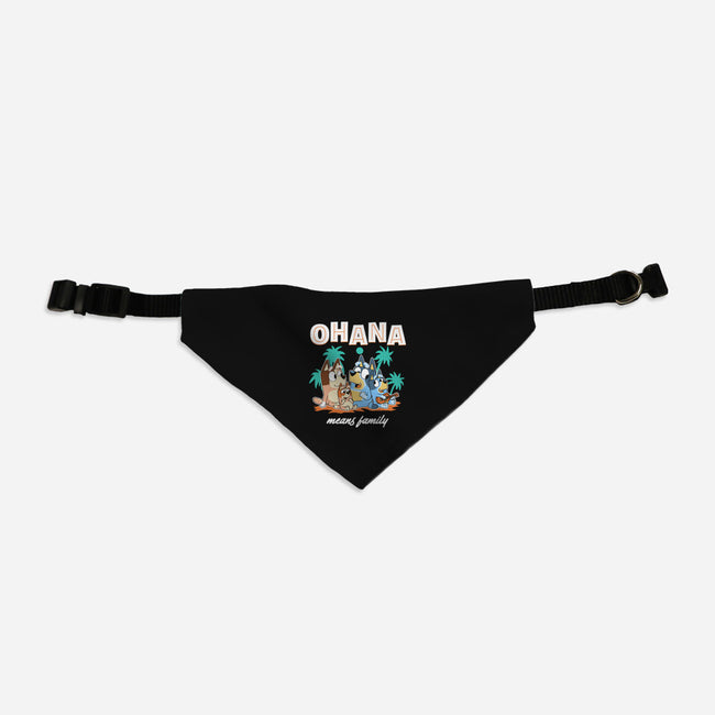 Bluey Ohana-Cat-Adjustable-Pet Collar-naomori